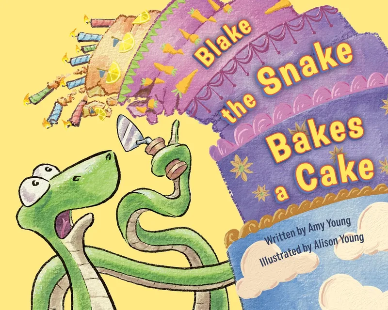 Blake the Snake Bakes a Cake van Viking – boekfoto