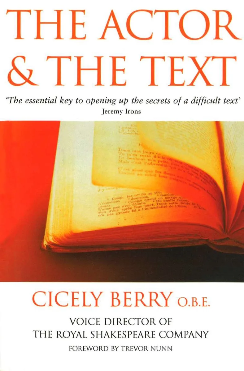 Actor & the Text de Virgin Books – photo du livre