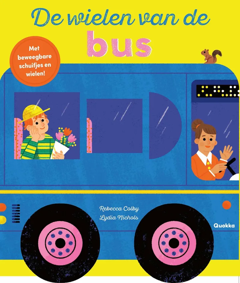 De wielen van de bus de Volt – photo du livre