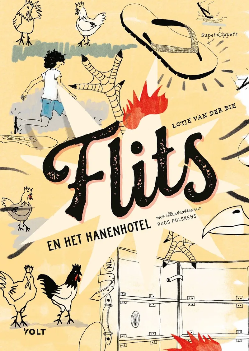 Flits en het hanenhotel fra Volt – billede af bogen