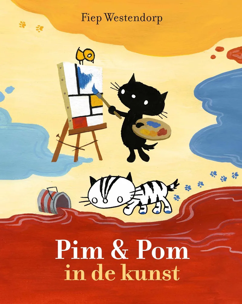 Pim & Pom in de kunst von Volt – Buchfoto