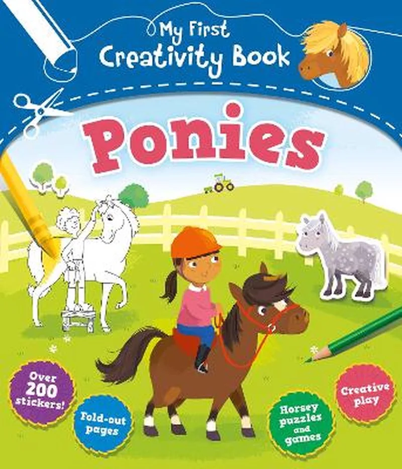 My First Creativity Book: Ponies von Welbeck – Buchfoto