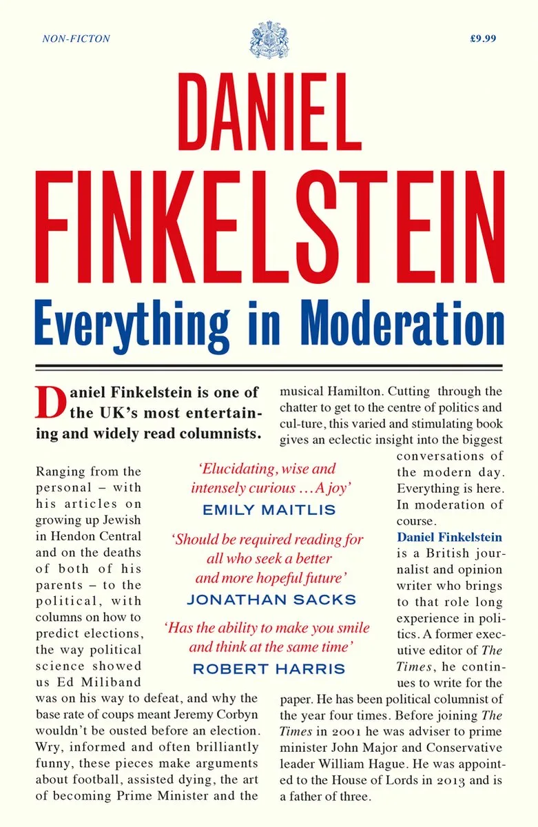 Everything in Moderation von William Collins – Buchfoto