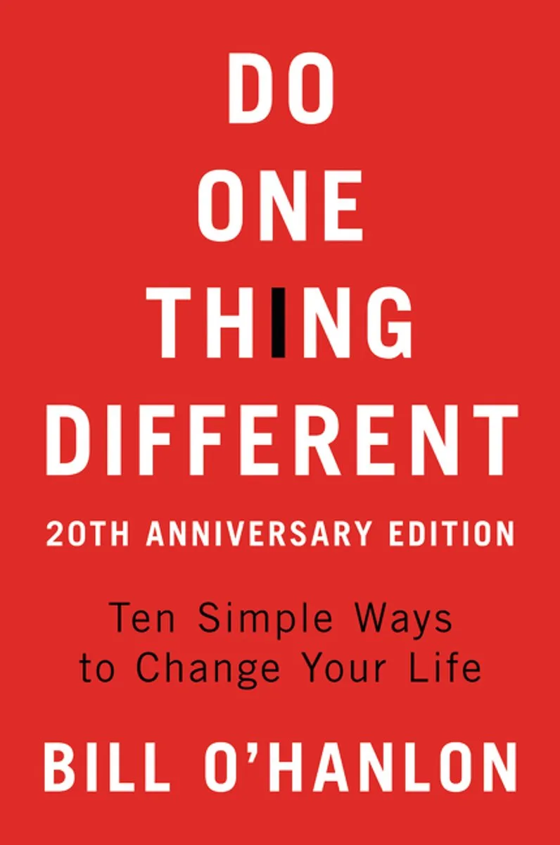 Do One Thing Different de William Morrow – photo du livre