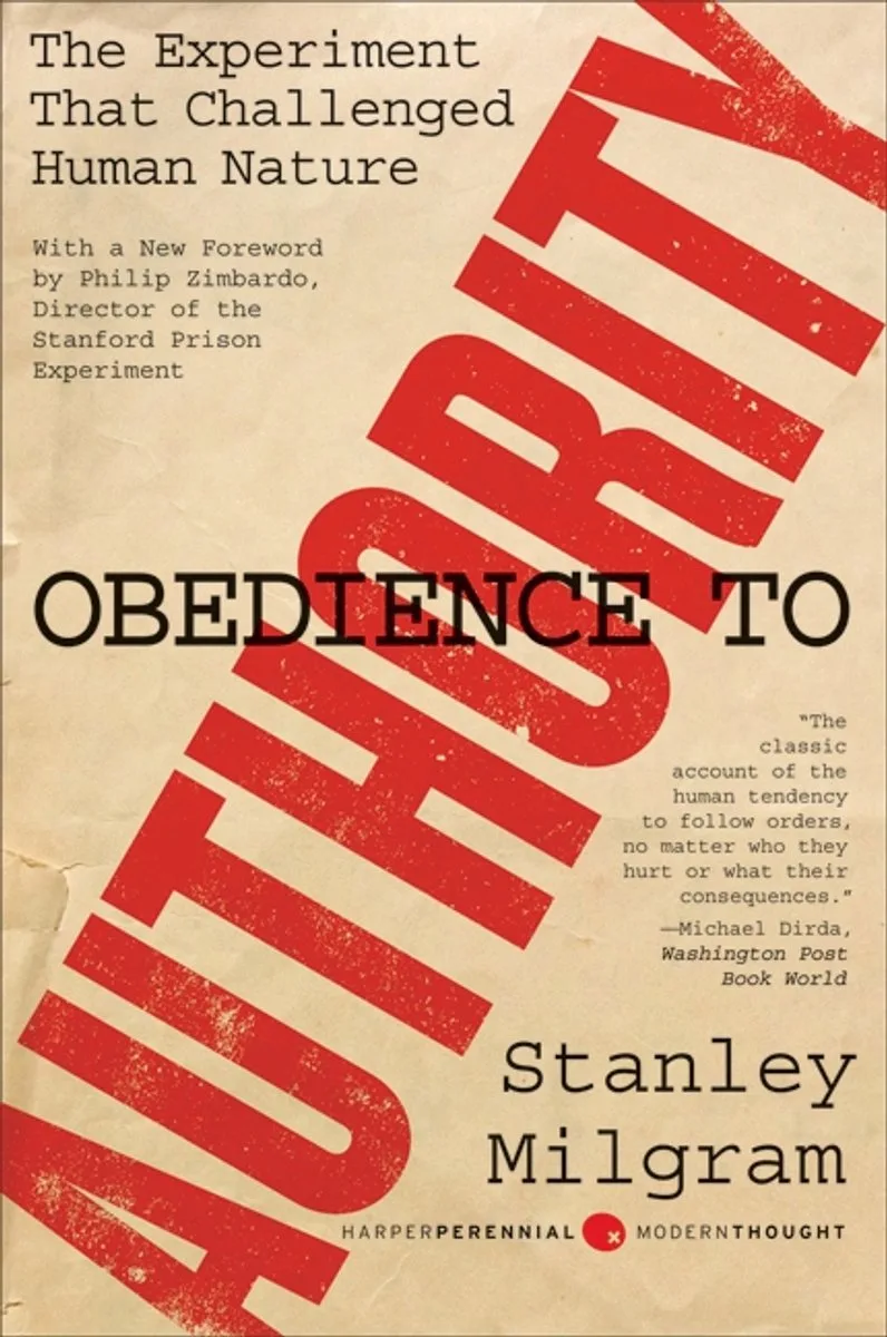 Obedience to Authority von William Morrow – Buchfoto