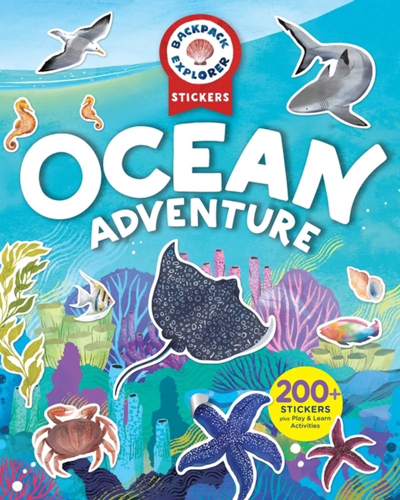 Backpack Explorer Stickers: Ocean Adventure fra Workman Publishing – billede af bogen