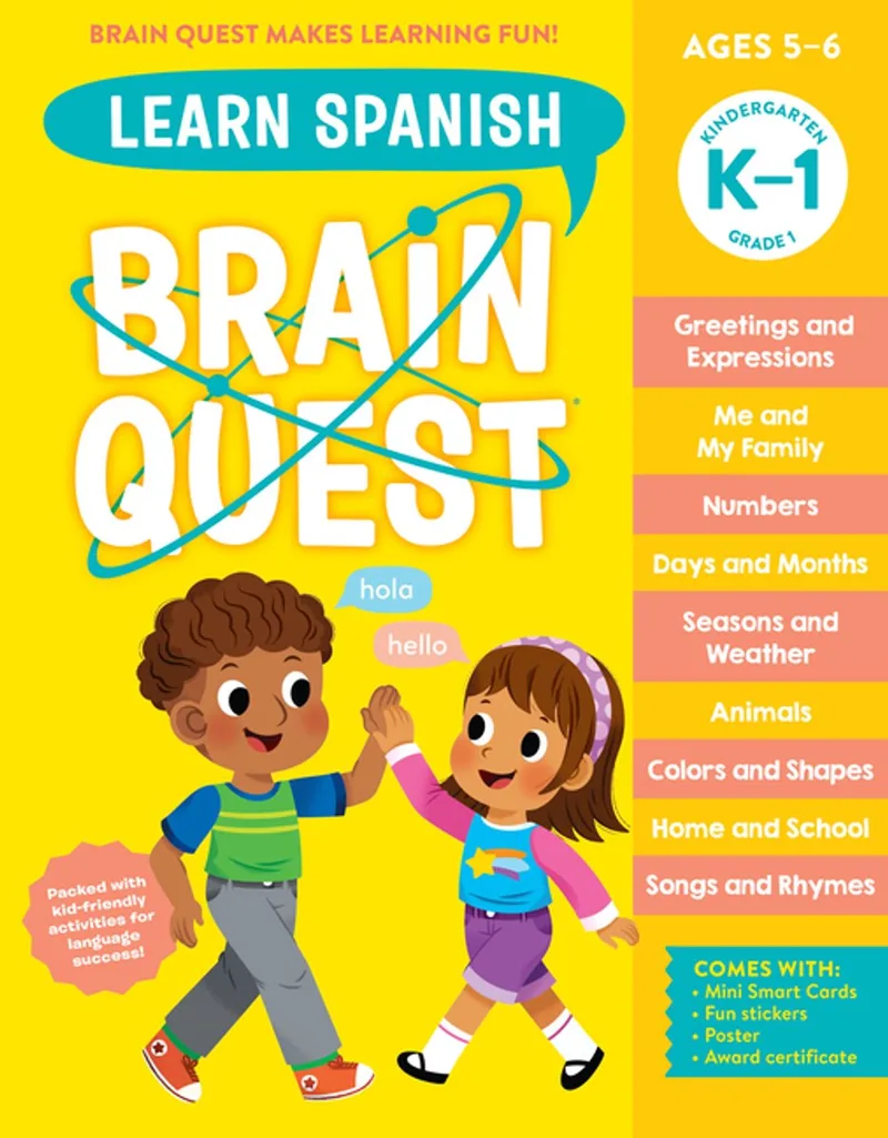 Brain Quest Workbook: Learn Spanish van Workman Publishing – boekfoto