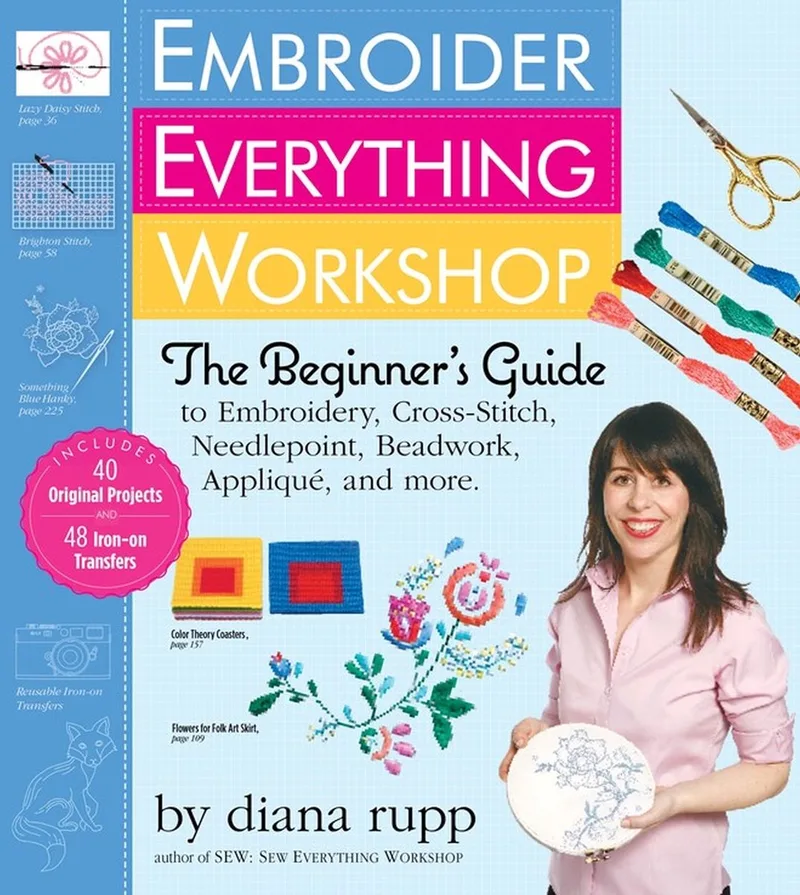 Embroider Everything Workshop van Workman Publishing – boekfoto