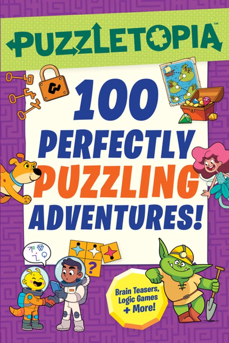 Puzzletopia: 100 Perfectly Puzzling Adventures! von Workman Publishing – Buchfoto