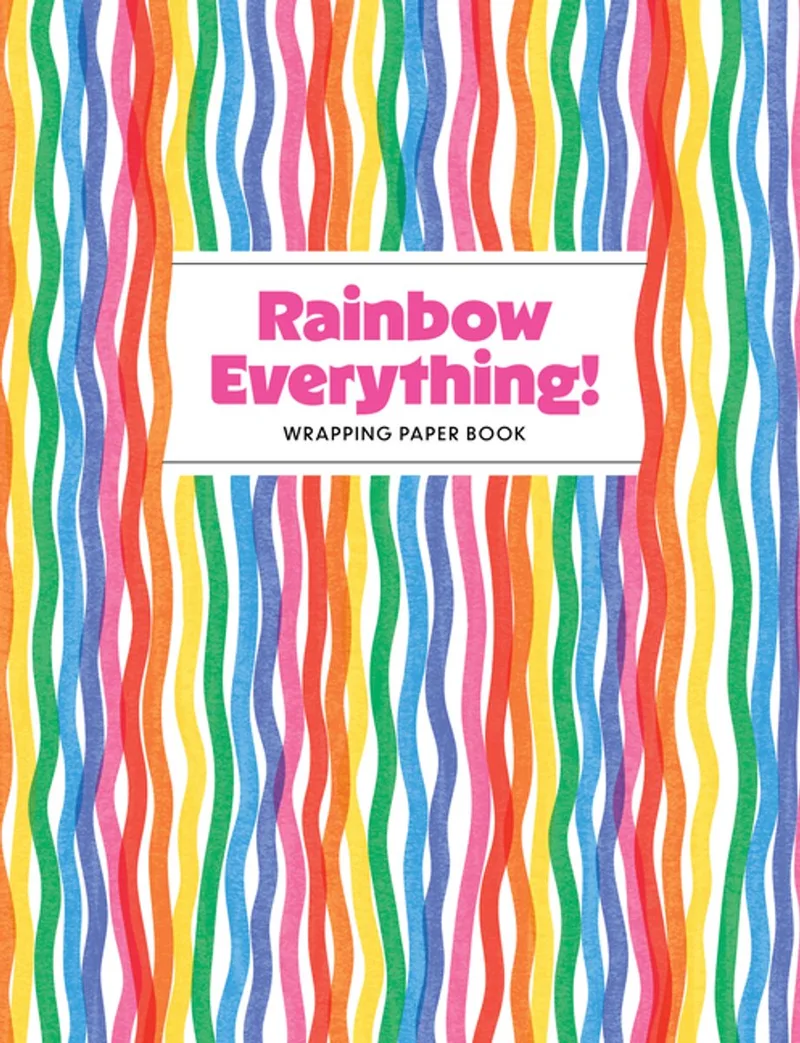 Rainbow Everything! Wrapping Paper Book de Workman Publishing – photo du livre