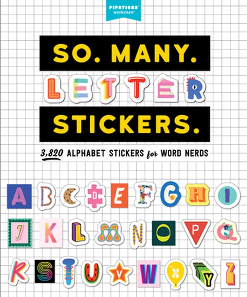 So. Many. Letter Stickers. van Workman Publishing – boekfoto