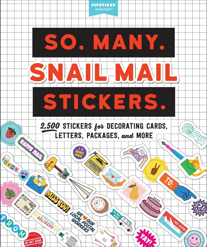 So. Many. Snail Mail Stickers. von Workman Publishing – Buchfoto
