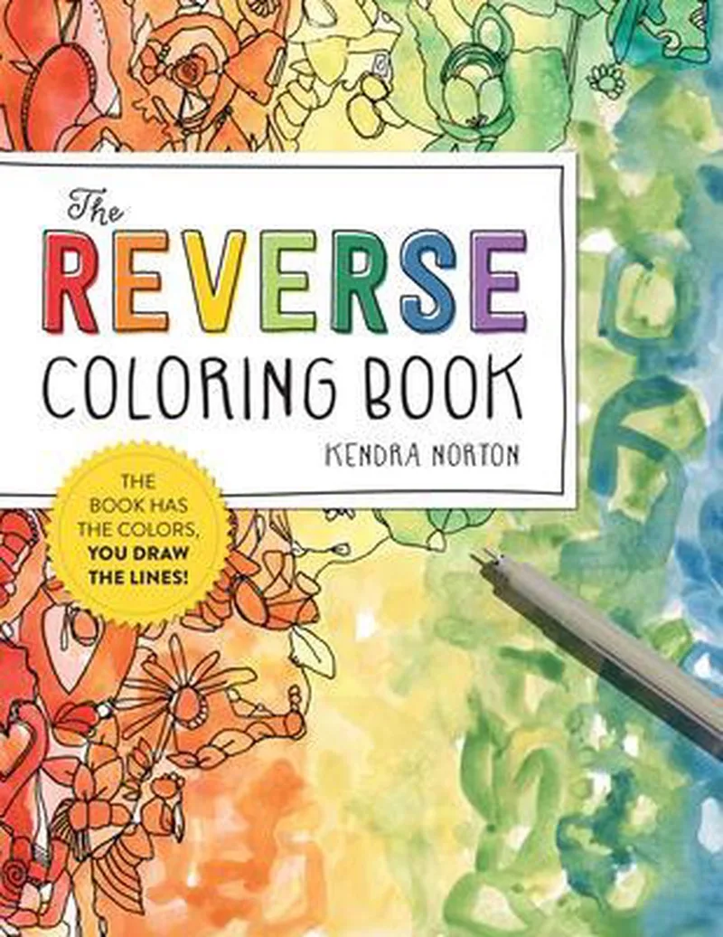 The Reverse Coloring Book™ van Workman Publishing – boekfoto