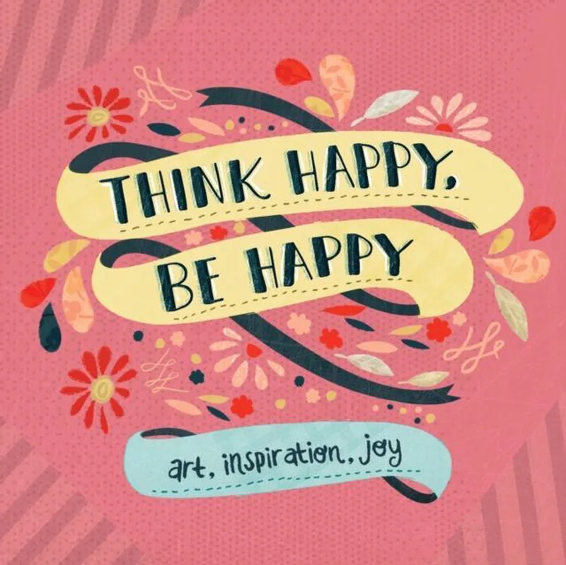Think Happy Be Happy von Workman Publishing – Buchfoto