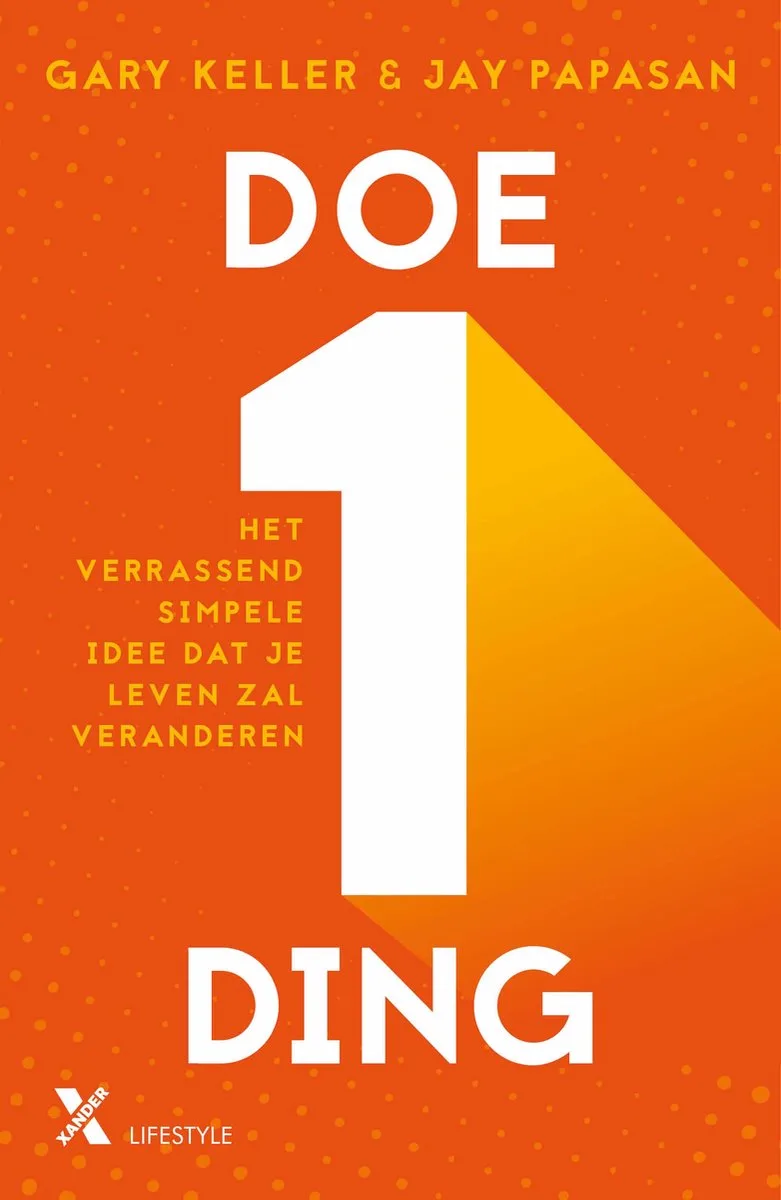Doe één ding de Xander – photo du livre