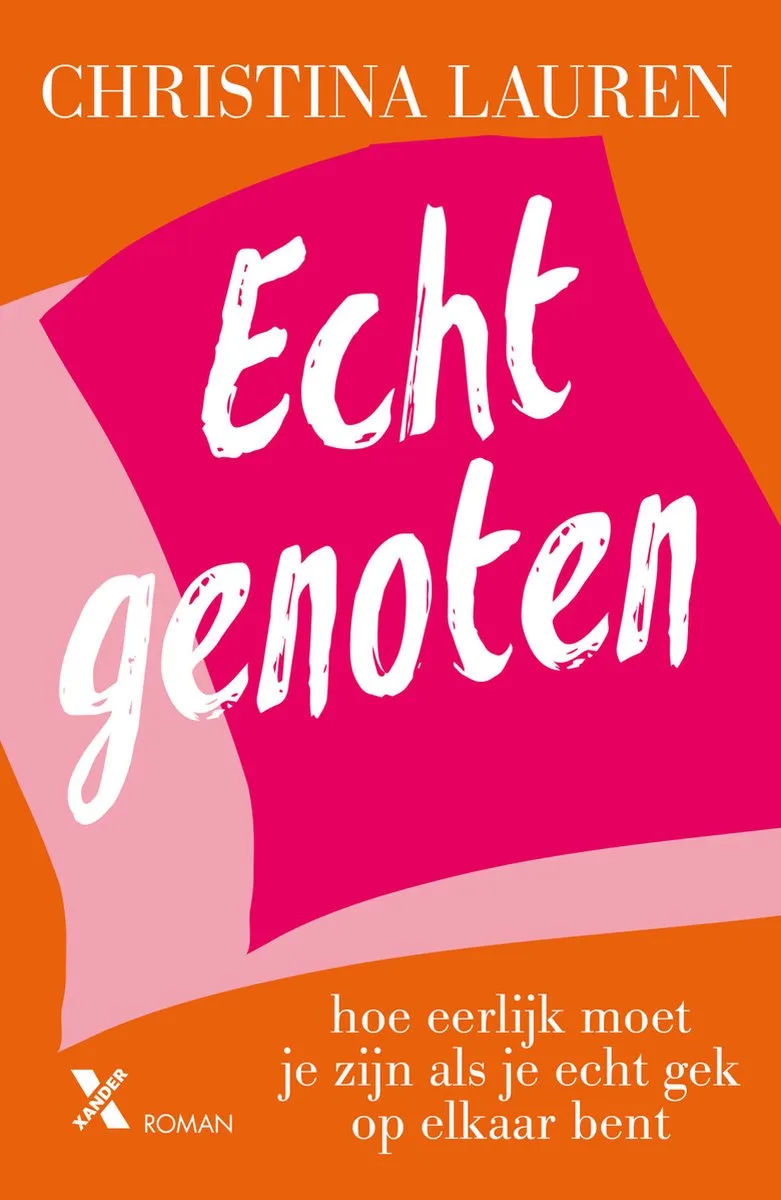 Echt genoten van Xander – boekfoto