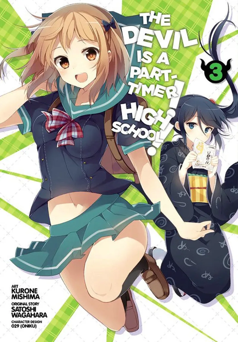 Devil Is A Part Timer High School Vol 3 fra Yen Press – billede af bogen