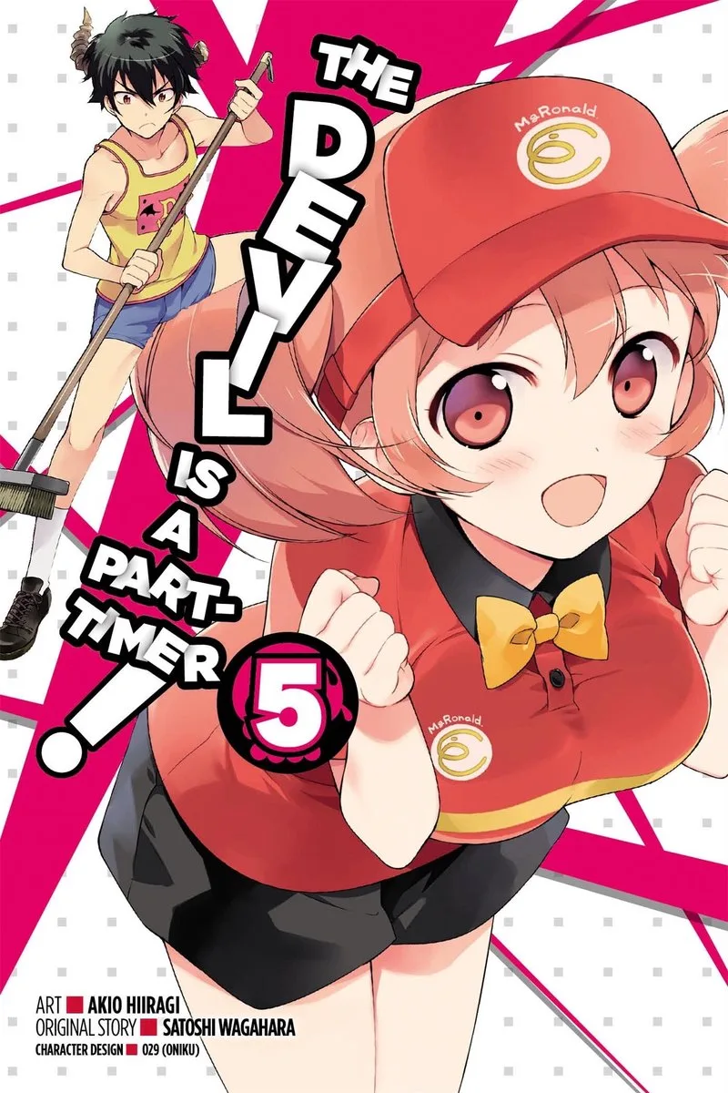 Devil Is A Part Timer Vol 5 fra Yen Press – billede af bogen