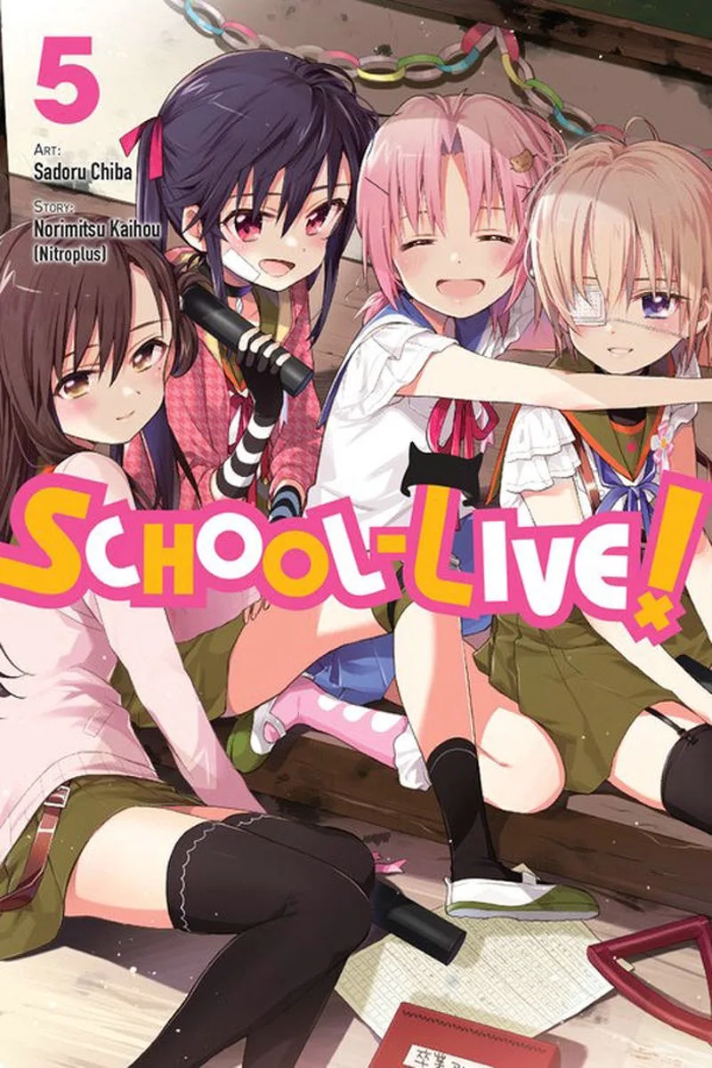 School-Live! 5 fra Yen Press – billede af bogen